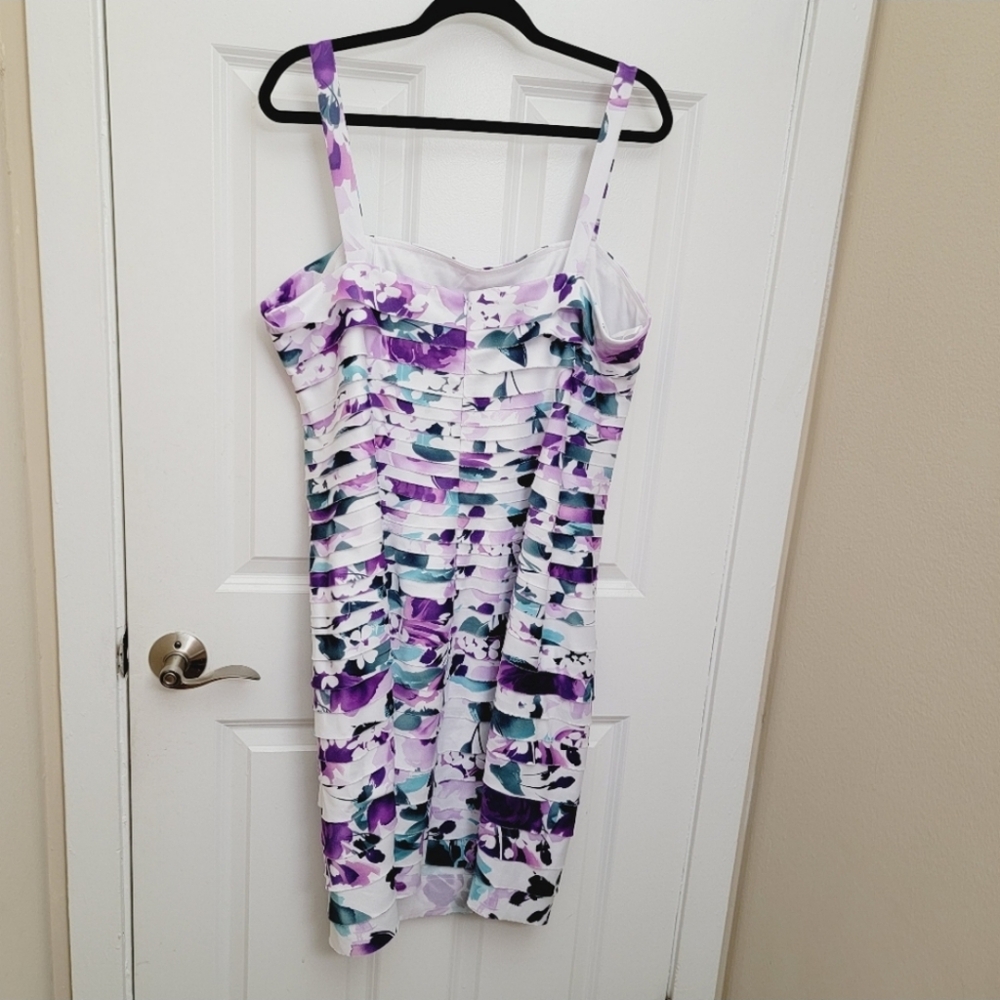 Collection Dressbarn Tiered knee-length floral dress - Picture 4 of 8